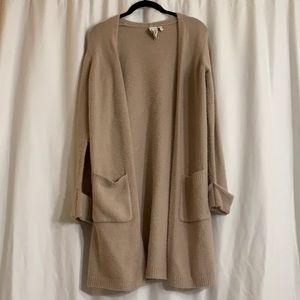 Blush pink fuzzy cardigan